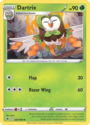 Dartrix 020/189 - SWSH10 Astral Radiance