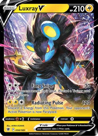 Luxray V 050/189 - SWSH10 Astral Radiance Holofoil