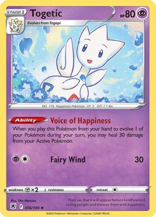 Togetic 056/189 - SWSH10 Astral Radiance Reverse Holofoil