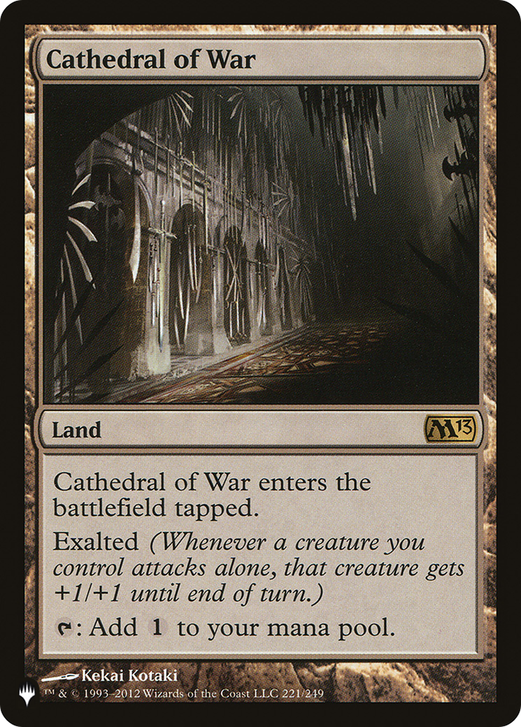Cathedral of War (LIST-M13-221) - The List