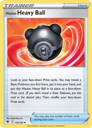 Hisuian Heavy Ball 146/189 - SWSH10 Astral Radiance