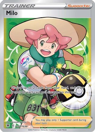 Milo TG27/TG30 - SWSH10 Astral Radiance Trainer Gallery Holofoil