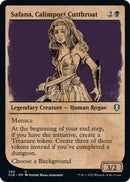 Safana, Calimport Cutthroat (Showcase) | 390 | Commander Legends: Battle for Baldur's Gate