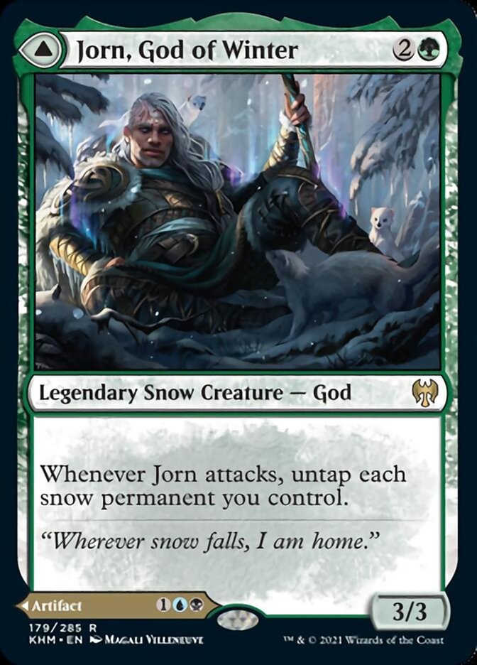 Jorn, God of Winter // Kaldring, the Rimestaff (KHM-179) - Kaldheim: (snow) Foil