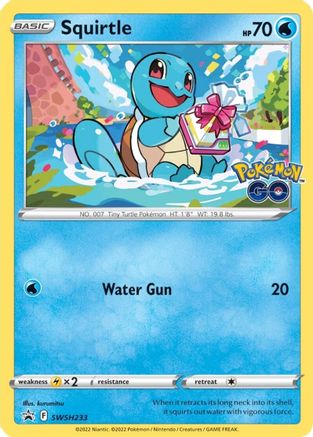 Squirtle SWSH233/307 - SWSH Sword & Shield Promo Cards Holofoil