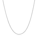 14k White Gold Bead Chain 1.0mm
