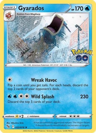 Gyarados 022/078 - Pokemon GO Holofoil