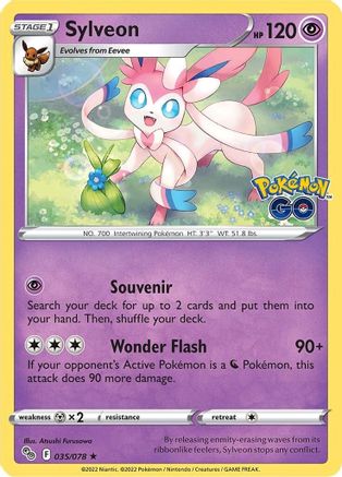 Sylveon 035/078 - Pokemon GO Reverse Holofoil