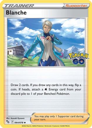 Blanche 064/078 - Pokemon GO Reverse Holofoil