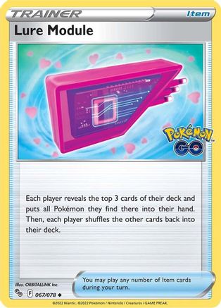Lure Module 067/078 - Pokemon GO Reverse Holofoil