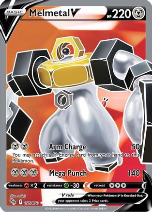 Melmetal V (Full Art) 075/078 - Pokemon GO Holofoil