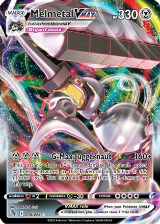 Melmetal VMAX 048/078 - Pokemon GO Holofoil