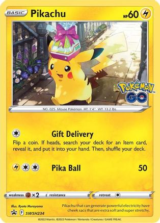 Pikachu SWSH234/307 - SWSH Sword & Shield Promo Cards Holofoil
