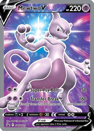 Mewtwo V SWSH229/307 - SWSH Sword & Shield Promo Cards Holofoil