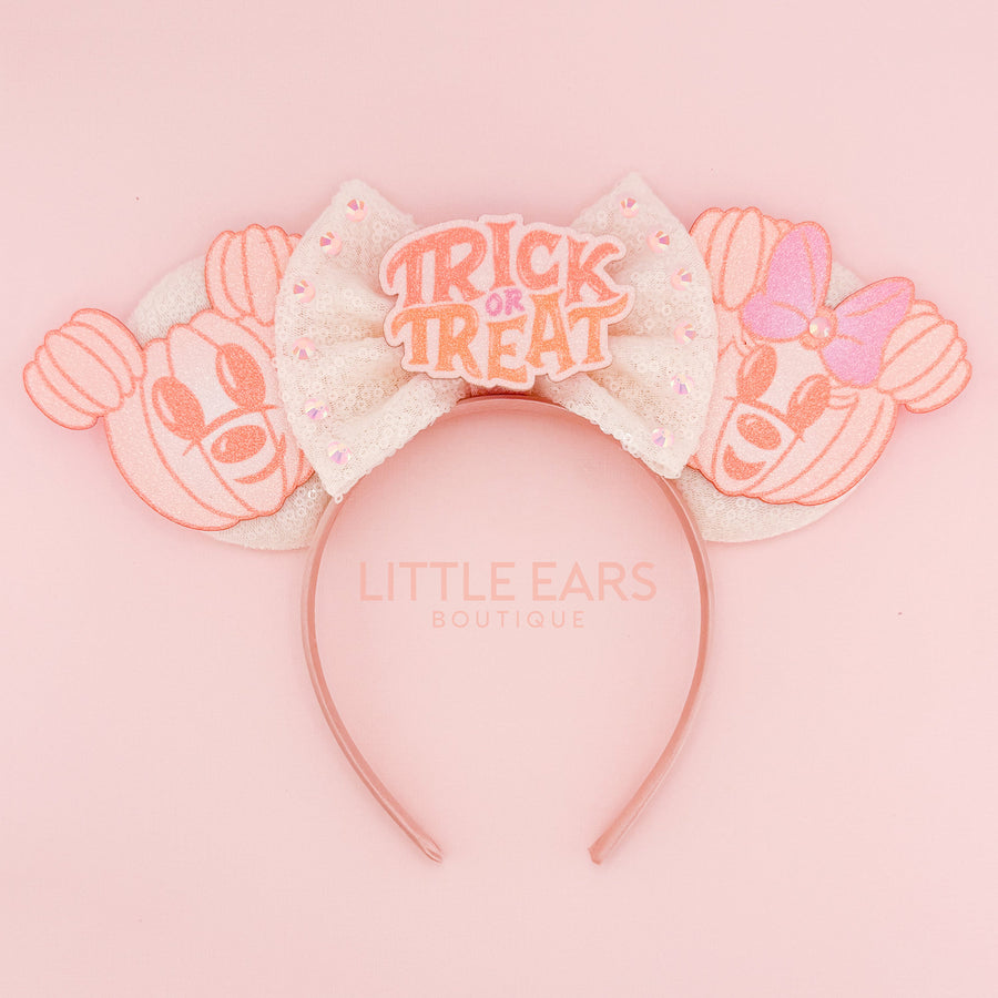 Pastel Pumpkins Halloween Ears
