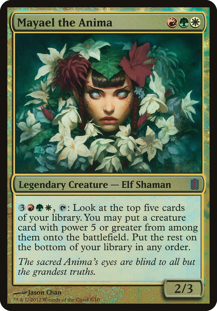 Mayael the Anima (OVER-008) - Commander's Arsenal Oversized Foil