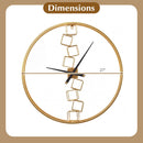 27 Inch Large Wall Clock for Living Room Bedroom Kitchen
