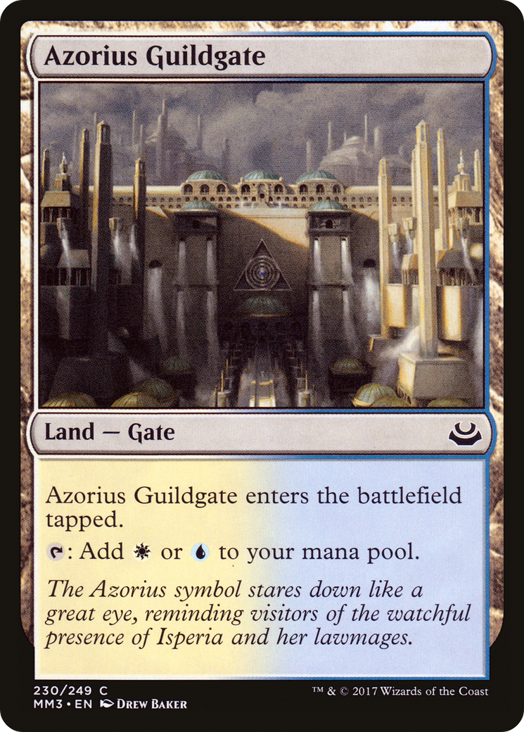 Azorius Guildgate (MM3-230) - Modern Masters 2017 Foil