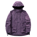 Outdoor Transparent Riding Casual Hooded Jacket