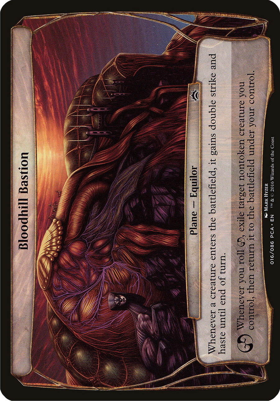 Bloodhill Bastion (OVER-016) - Planechase Anthology Planes