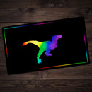 Rainbow Galaxy Raptor Playmat