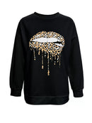 Graphic Round Neck Dropped Shoulder T-Shirt