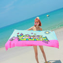 Swimming absorbent towel