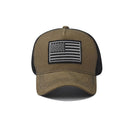 Men's Washed Distressed Embroidered Breathable Hat
