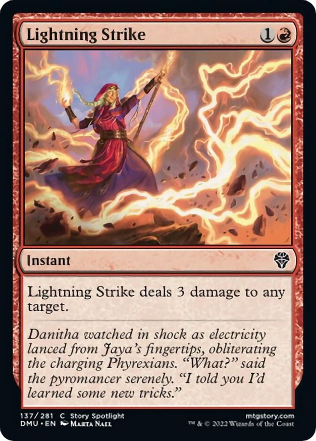 Lightning Strike | 137 | Dominaria United