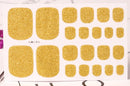 Green Onion Powder Nail Stickers (22 Solid Color)