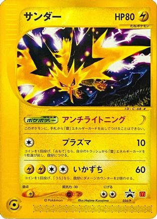 Zapdos (JP 2002 McDonald's) 024/P - Miscellaneous Cards & Products