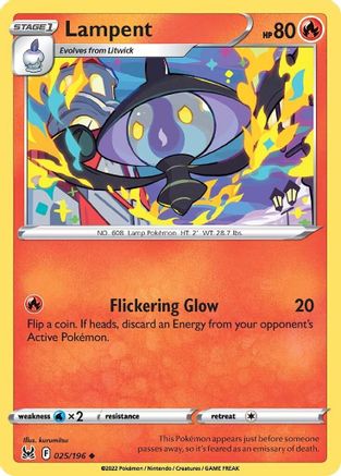Lampent 025/196 - SWSH11 Lost Origin