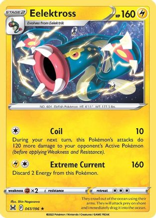 Eelektross 061/196 - SWSH11 Lost Origin Reverse Holofoil