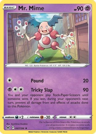 Mr. Mime 067/196 - SWSH11 Lost Origin