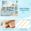 Twin Over Full Bunk Bed Low Floor Bunk Bed Frame