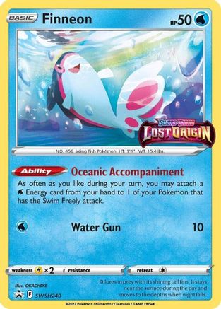 Finneon (Prerelease) SWSH240/307 - SWSH Sword & Shield Promo Cards Holofoil