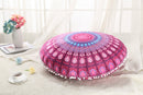 Colorful Mandala Floor Pouf Pillow