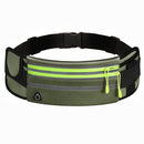 Waterproof Double Zippers Waist Bag