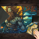 Poseidon Stained Glass Playmat