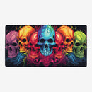 Rainbow Skulls Playmat