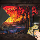 Stained Glass Wildfire Playmat