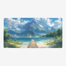 Tranquil Mountain Lake Playmat