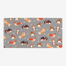 All of the Corgis Playmat