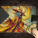 Yellow Zombie Mage Playmat
