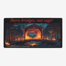 Burn Bridges Playmat