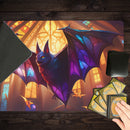 Stained Glass Bat Playmat