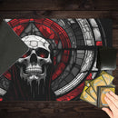 Stained Glass Skull Of The Fallen Saint Playmat