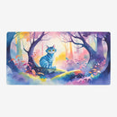 Watercolor Magical Cat Playmat
