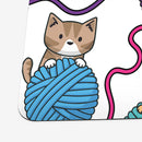 Cats And Yarn Playmat