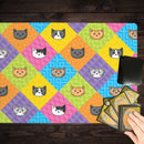 Doodle Cat Pattern Playmat
